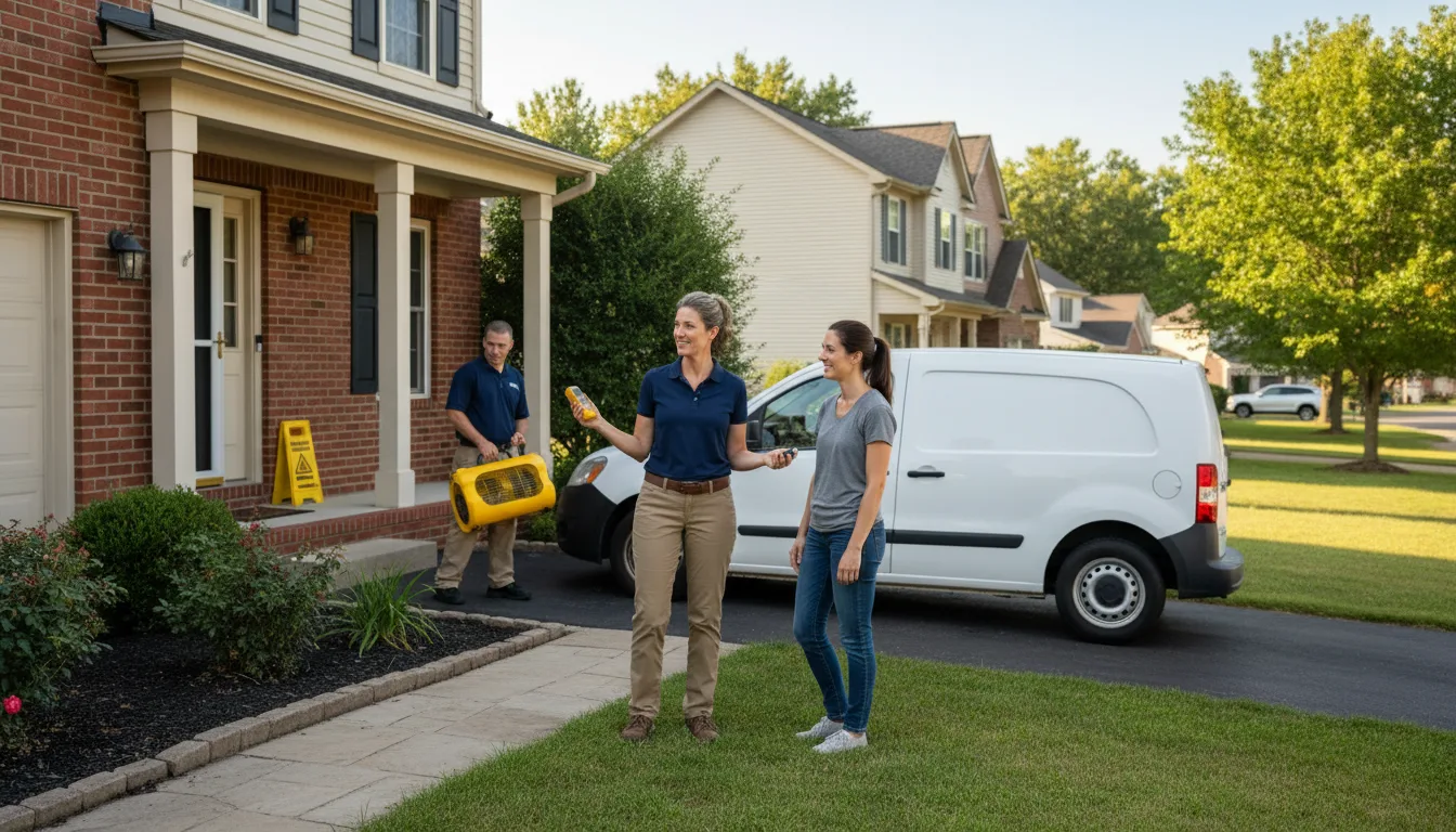 Residential water damage restoration in Mifflinburg, PA